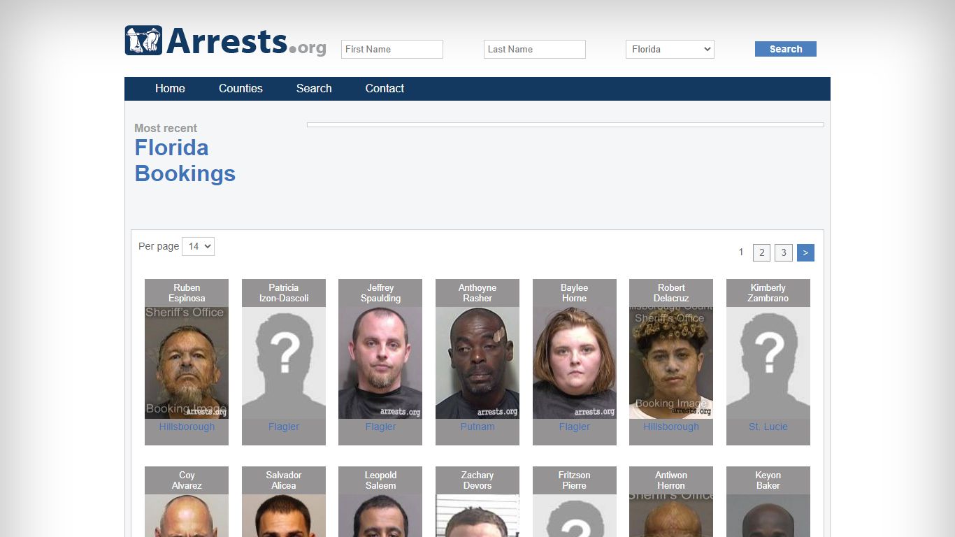 Florida Arrests and Inmate Search